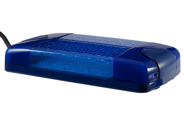 HELLA LED-Blitz-Kennleuchte - Multi F Duraled - 12/24V - blau - Schraubanschluss/Anbau - Kabel: 2580mm, 2XD 965 429-001