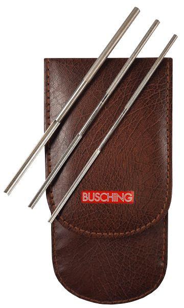 Busching Diamant-Halbrundfeilen-Satz 3-teilig, für PIN-Größen .030"-.040", .060" und .090"-.098", 100935