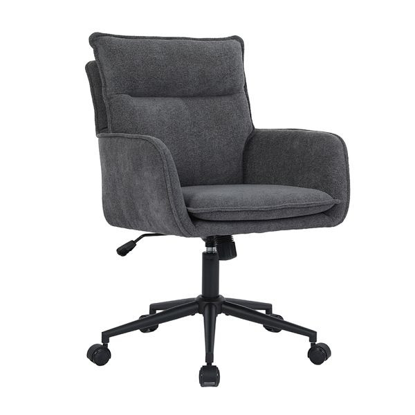 HOME DELUXE Bürostuhl CORA - Webstoff, Farbe Anthrazit, 59117