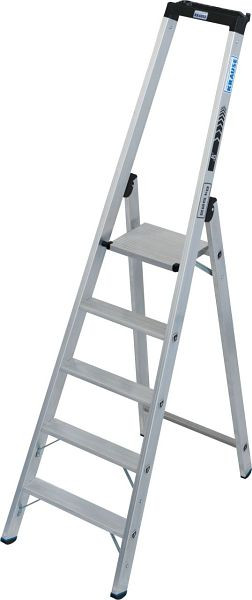 Krause Stabilo Stehleiter hoher Bügel 5 Stufen 225 kg, 135032