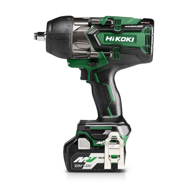 HiKOKI 36V Akku Schlagschrauber (Brushless), 2 x 2.5Ah, 1.050Nm, 1/2", WR36DB (2.5L) (HSC III), WR36DBWRZ