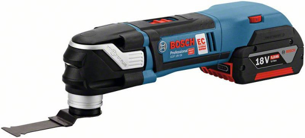 Bosch Akku-Multi-Cutter GOP 18V-28, mit 2 x 5.0 Ah Li-Ion Akku, L-BOXX, 06018B6003