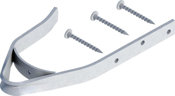 Layher Sicherheitsdachhaken flach, Max. Belastbarkeit: 150 kg, verzinkt, 1049012