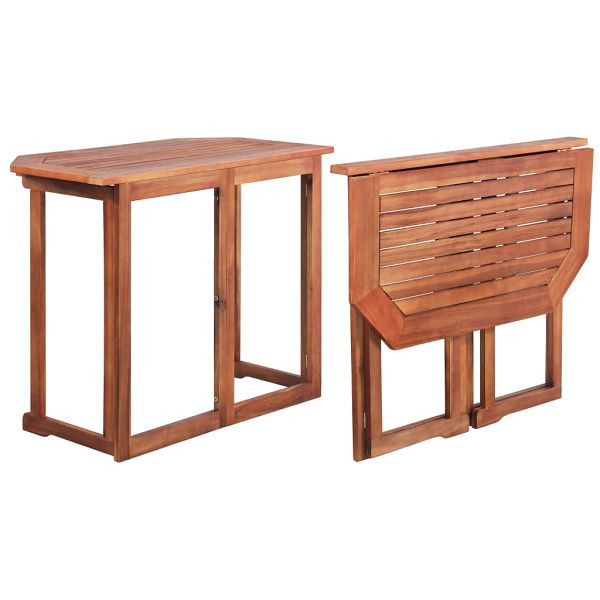 vidaXL Bistrotisch 90x50x75 cm Akazie Massivholz, 44039