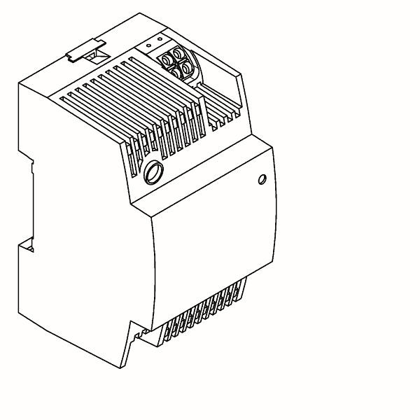 KWC Netzteil, A3000open, Eingang 100-240 VAC, Ausgang 24 VDC, 60 W, 2030068573