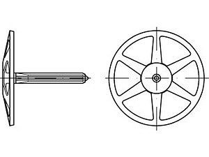 ART 88514 FISCHER-Dämmstoffhalter DHK 180 VE=S (100 Stück)