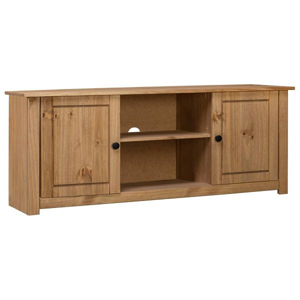 vidaXL TV-Schrank 120 x 40 x 50 cm Massivholz Panama-Kiefer, 282670