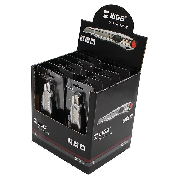 WGB Display Komfort-Abbrechklingen-Messer, Größe: 12-tlg., 9011500