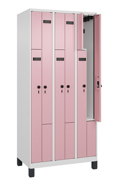 C+P Z-Spind Evolo PLUS, Füße, 6 Fächer, 1950x900x500mm, 9016/3015, 049013-306 S10025