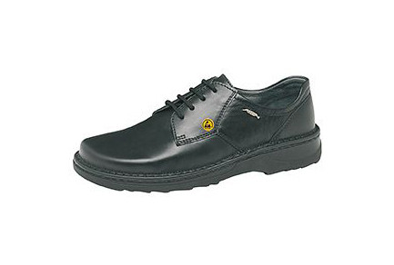 ABEBA ESD-Berufsschuhe Reflexor® Schnürschuh schwarz ESD, O1, Ristbereich mit Schnürung, Glattleder, 35710-41