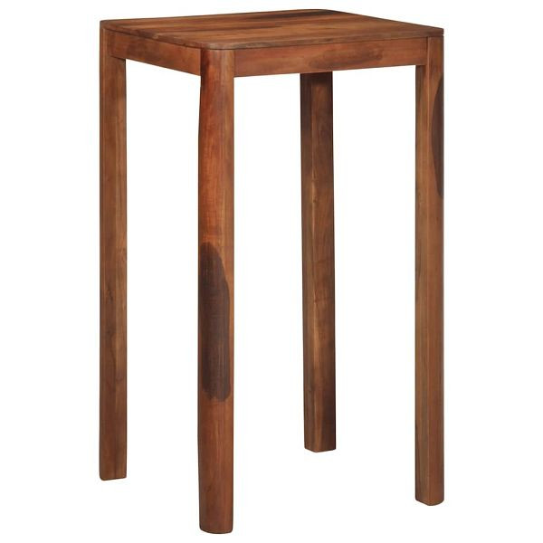 vidaXL Bartisch 60x60x107 cm Massivholz Akazie, 4102370