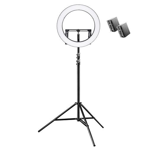 Walimex pro LED Ringleuchte 500 Bi Color Set2 Akku, 1022475