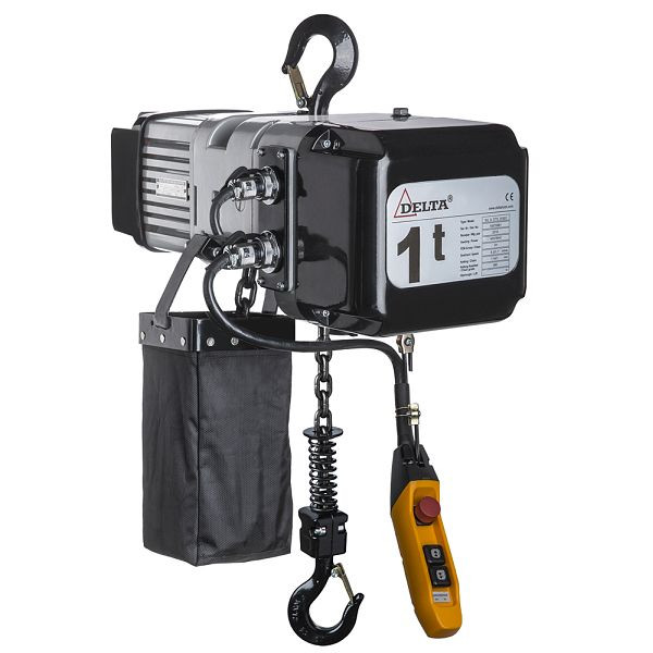DELTA Elektrischer Kettenzug Typ DMS 230V, 5m/min 1-Strang, 1t mit 3m Hubhöhe, SG.0.DMS.01001.03