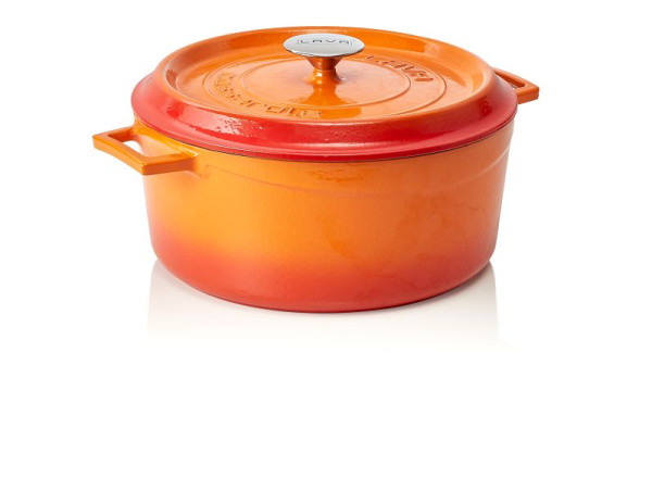 WAS Bräter Durchmesser oben 29 cm, Höhe 12,5 cm, orange, 363401028