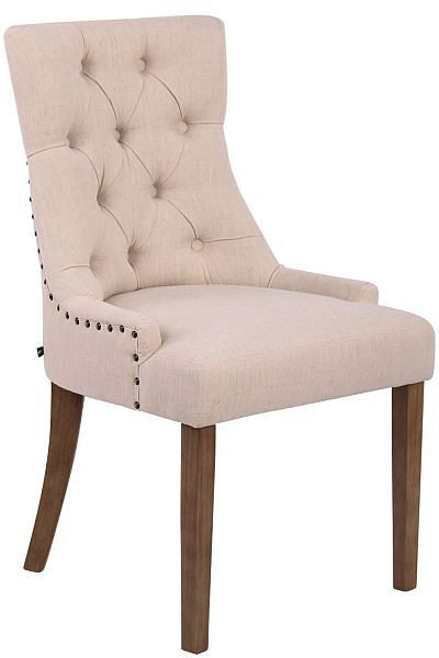 CLP Esszimmerstuhl Aberdeen Stoff antik-hell, creme, 305094