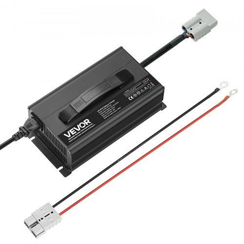 VEVOR 24V 20A Lithium-Batterieladegerät, 29,2V DC, Anderson-Anschluss, LED-Anzeige, für LiFePO4-Akkus von Booten/Wohnmobilen, FCCDQ24V20A0KO4EE001V2