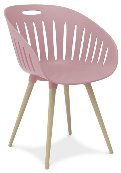 Deskin Schalenstuhl PALMA DV, Rosa, 540 x 570 x 810 mm, VE: 2 Stück, 348583