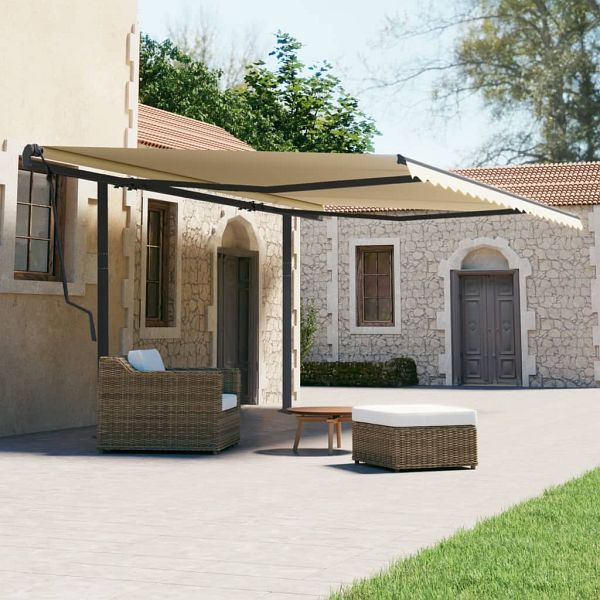 vidaXL Stützen für Markisen Anthrazit 600x245 cm Eisen, 315101