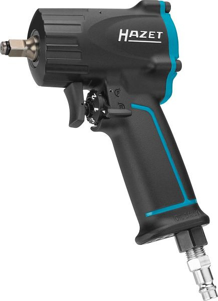 Hazet Schlagschrauber, extra kurz, Lösemoment maximal: 461 Nm, Vierkant massiv 10 mm (3/8 Zoll), Jumbo Hammer-Schlagwerk, 9011M