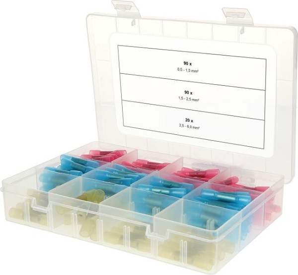KS Tools Sortiment Schrumpfstoßverbinder, 0,5 mm² - 6,0 mm², 200-teilig, 970.0790