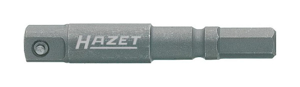 Hazet Schlag-, Maschinenschrauber Adapter, Sechskant massiv ISO 1173-A 5,5, Vierkant massiv 6,3 mm (1/4 Zoll), 8508S-1