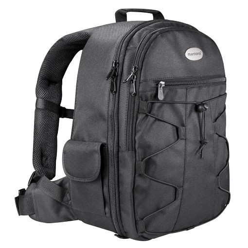 Mantona Azurit Fotorucksack, Produktfarbe: Schwarz, 1019578, 4250234595780
