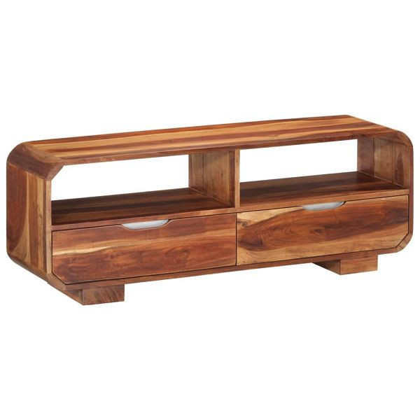 vidaXL TV-Schrank 110x30x40 cm Massivholz Akazie, 351784