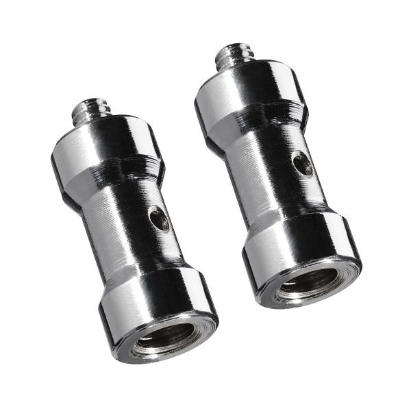 Walimex Set 2x Spigot Gewinde Adapter 1/4 Zoll auf 3/8 Zoll, 1023553