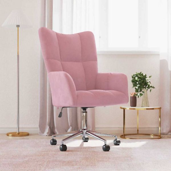 vidaXL Relaxsessel Rosa Samt, elegant, schick, moderne Note, 328165