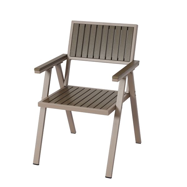 Mendler 2erSet Gartenstuhl+Gartentisch HWCJ95 Stuhl Tisch Gastro