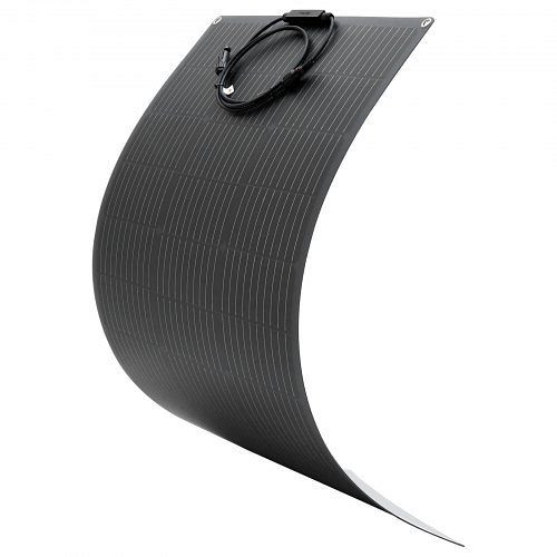 VEVOR 100W Solarmodul Monokristallin, Halbflexibles Panel, IP67, MC4-Ausgang, für Boote, RVs, Autos, Balkone, BRXTYNB1100W7HN93001Y3