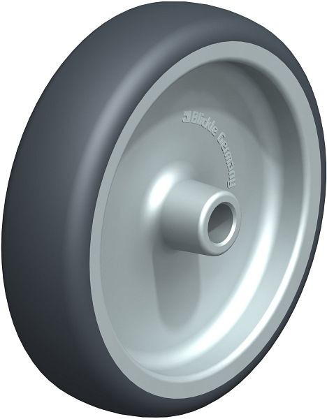 Blickle TPA 127/12G Rad aus Thermoplastisches Gummi-Elastomer, Grau, 580993