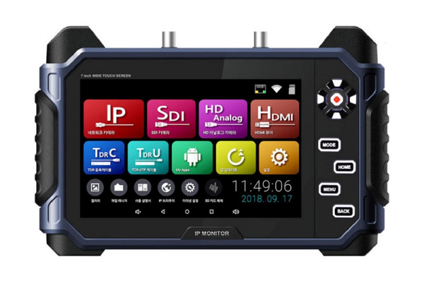 SeeEyes 7" (17,8cm) Testmonitor, Touch, IP, HD/3G/EX-SDI, TVI, CVI, AHD, Composite, HDMI, SC-IPM07PRO
