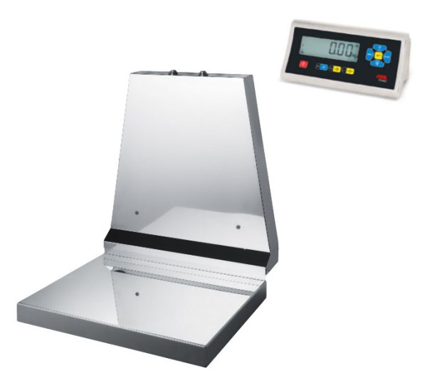 FLINTAB Wandwaage Standard, 60kg, Edelstahl, mit STAN07, Wägezelle VA-IP68, geeicht, PS6823.01-1300-524