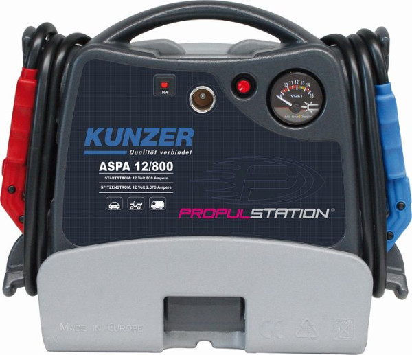 Kunzer AKKU-Start 12V AC/DC, Propulstation 760CA, ASPA 12/800
