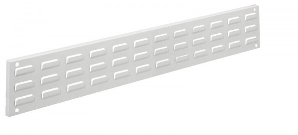 Kappes RasterPlan Wandschiene Schlitzplatte, leer, L 920 x H 140 mm, RAL 7035, 4202.00.5413