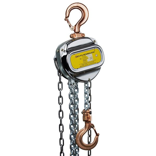 DELTA SPARKLESS® Funkenfreier Stirnradkettenzug, für ATEX Zone 1- 1t mit 10m Hubhöhe, DC.0.06501010