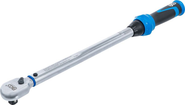 BGS Drehmomentschlüssel, Abtrieb Außenvierkant 12,5 mm (1/2"), 40 - 210 Nm, 7183