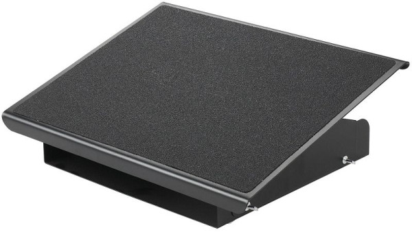 Q-Connect Fußstütze Metall, schwarz, KF17950, 5705831179509