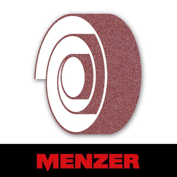 Menzer Schleifpapierrolle, 93 mm x 5 m, Korn 80, Normalkorund, 211011080