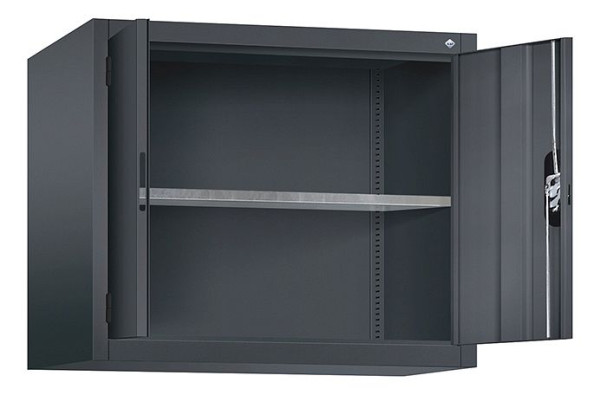 C+P Aufsatzschrank Acurado, H790xB930xT500mm, Farbe: Schwarzgrau, Muldengriff, 9285-009 S10110