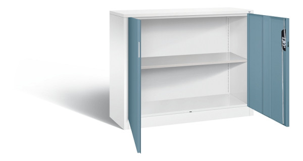 C+P Büroschrank Acurado, H1000xB1200xT400mm, 9016/0010, 9466-1200 S10428