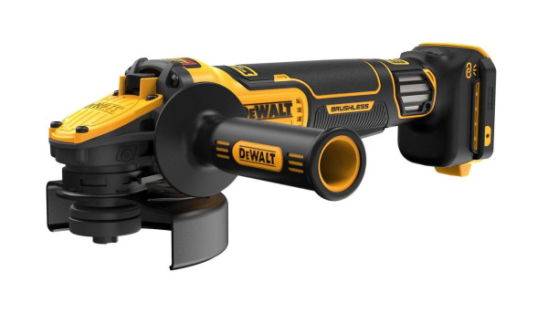 DeWalt 18 Volt Akku-Winkelschleifer (125 mm) mit regulierbarer Drehzahl und Paddelschalter - Basisversion, DCG416VSN-XJ