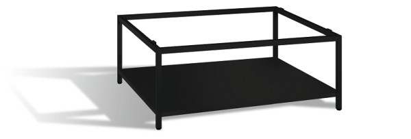 C+P Stahl-Untergestell, 7021, Serie 7100_7200, Maße (H x B x T): 445 x 1100 x 751 mm, 7104-000 S10002