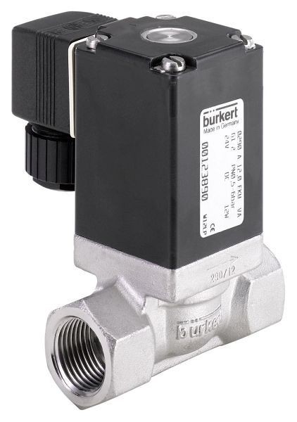 Bürkert 2/2-Wege-Magnetventil, servo, Typ 0290-A-12,0-BB-VA-GM84-024/50-10, 43659