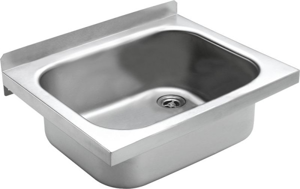 KWC Ausgussbecken, SIRIUS, Edelstahl, 500x215x400 mm, Wandmontage, fugenlos eingeschweißtes Becken, Materialstärke 1,2 mm, 2000090080