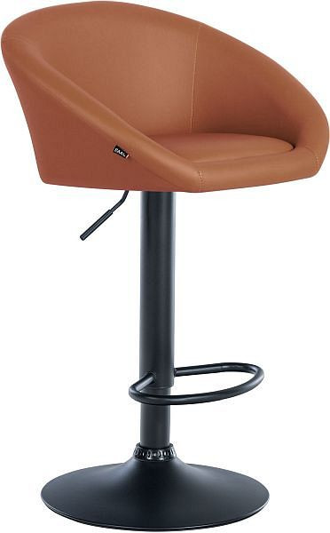 CLP Barhocker Davie Kunstleder schwarz, hellbraun, 324038