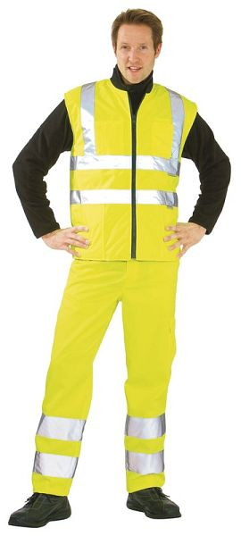 Planam Warnschutz Winterweste, uni gelb, Größe 4XL, 2072068