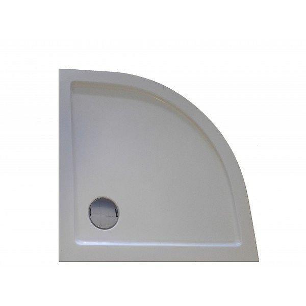 Sanotechnik Acryl Rund-Brausetasse ZEUS 90x90x5,5cm weiß, GR90