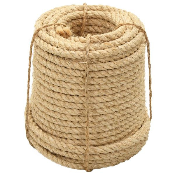 vidaXL Seil 100% Sisal 20 mm 100 m, 144808, 8718475799627